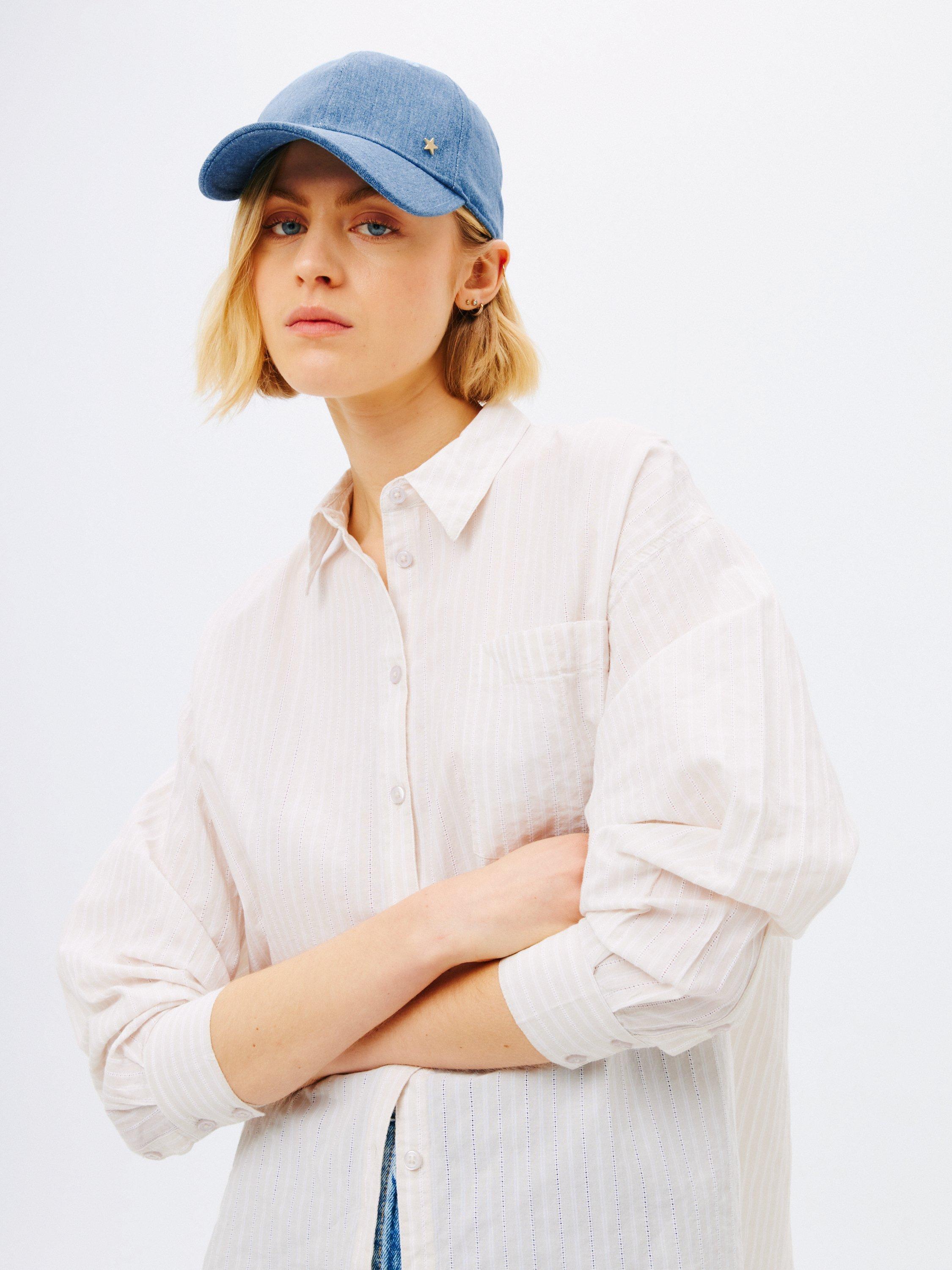 John Lewis ANYDAY Cotton Baseball Cap, Denim