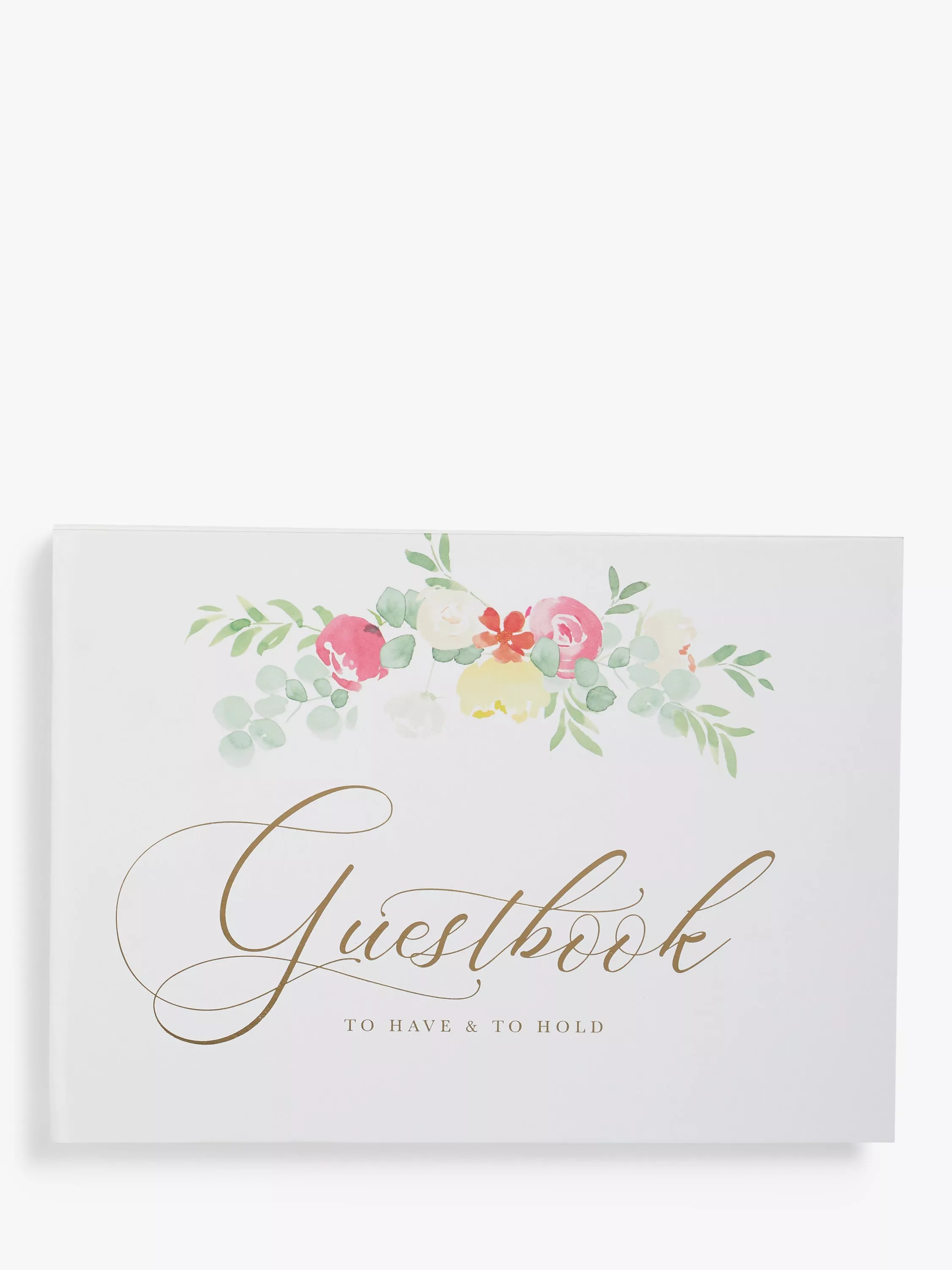 John Lewis Floral Wedding Guestbook Multi