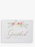 John Lewis Floral Wedding Guestbook, Multi