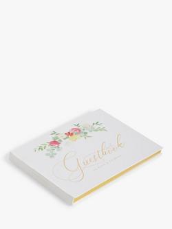 John Lewis Floral Wedding Guestbook, Multi - view 2, Multi