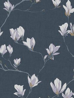 Laura Ashley Magnolia Wallpaper, 113355
