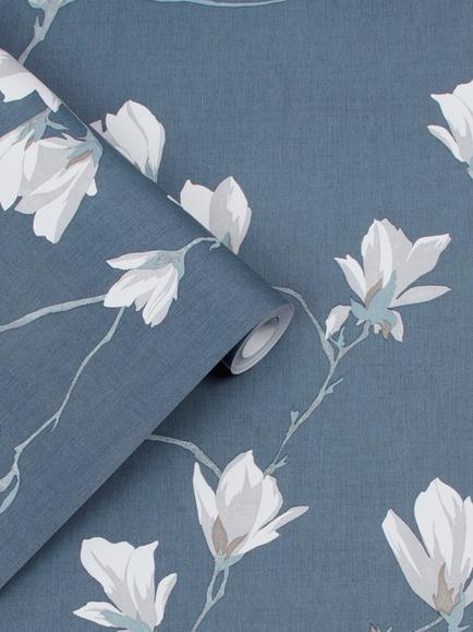 Laura Ashley Magnolia Wallpaper - view 2, 113355