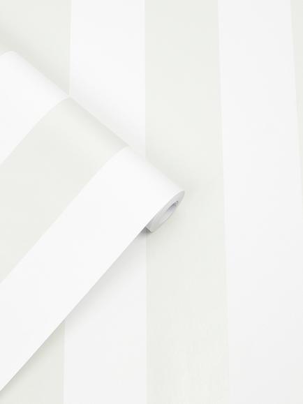 Laura Ashley Lille Wallpaper - view 2, White