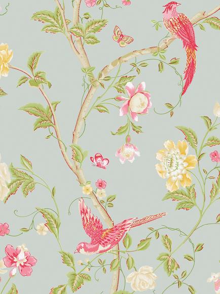 Laura Ashley Summer Palace Wallpaper, 113392