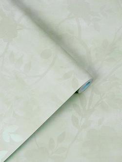 Laura Ashley Eglantine Silhouette Wallpaper, Eau de Nil 113373 - view 2, Eau De Nil