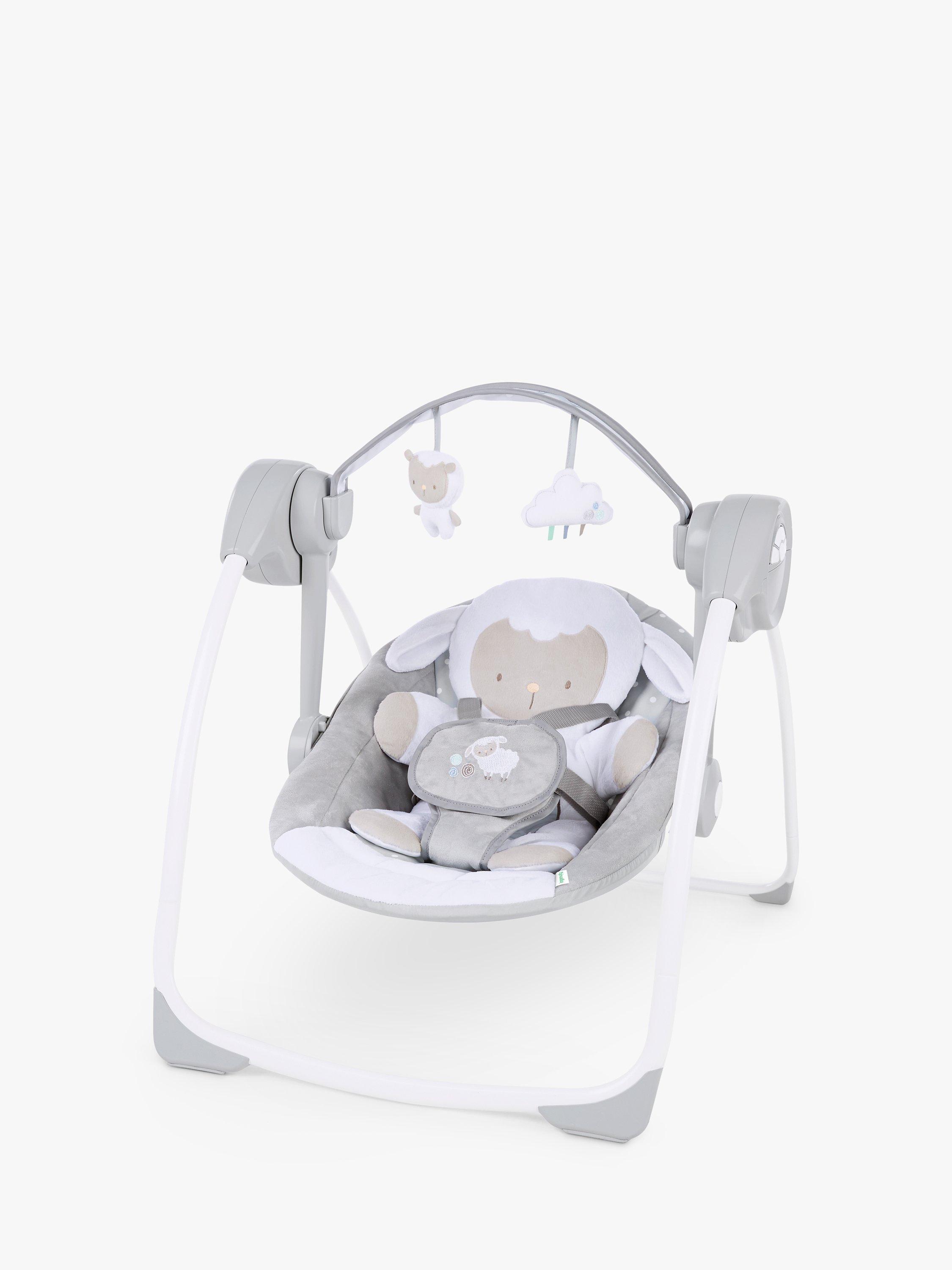 Ingenuity Cuddle Lamb Comfort 2 Go Portable Swing