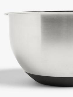 John Lewis Stainless Steel Nesting Mixing Bowl, 4L - view 2, Silver
