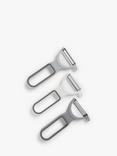 John Lewis Fruit/Vegetable Peelers, Set of 3