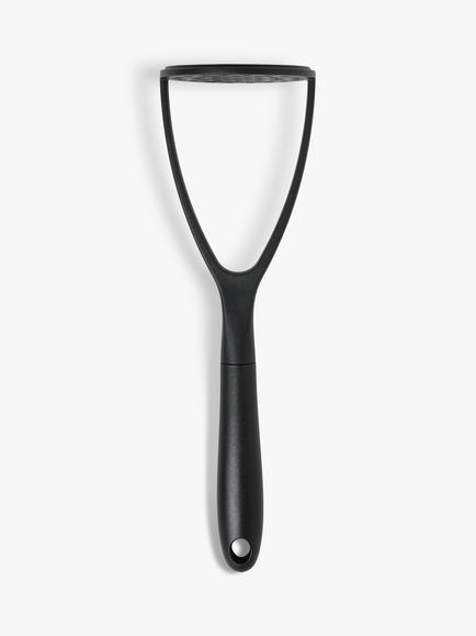 John Lewis Nylon Potato Masher, Black