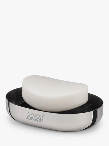 Joseph Joseph Easy Store Smart Soap Dish, Stainless Steel - view 2, Stainless Steel