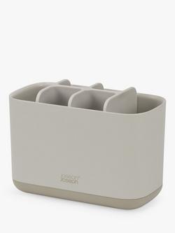 Joseph Joseph Easy Store Large Toothbrush Caddy, Ecru
