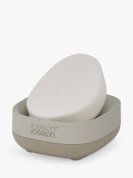 Joseph Joseph Easy Store Slim Soap Dish, Ecru - view 2, Ecru
