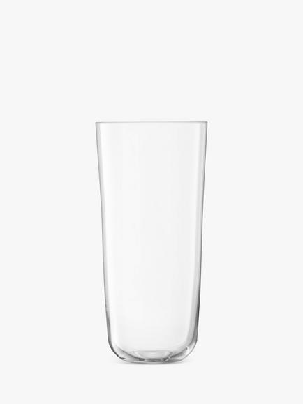 LSA International Arc Stackable Glass Highball, Set of 4, 550ml, Clear - view 2, Clear