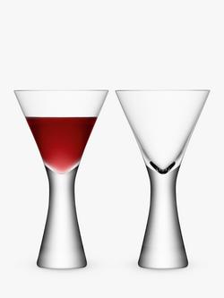 LSA International Moya Wine Glass, Set of 2, 395ml, Clear, Clear