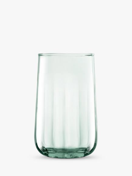LSA International Mia Glass Highballs, Set of 4, 590ml, Green - view 2, Green
