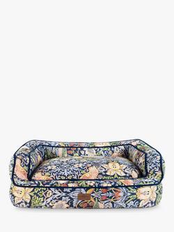 Morris & Co. Strawberry Thief Dog Bed, Multi - view 2, Multi
