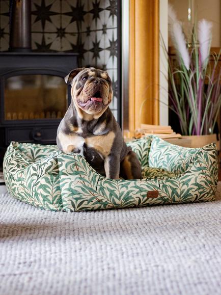 Morris & Co. Willow Bough Pet Bed, Blue, Blue