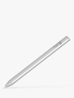 Logitech Crayon Digital Pencil with USB-C for All Apple iPads with USB-C Ports (2018 & Later), Oxford Grey, Oxford Grey