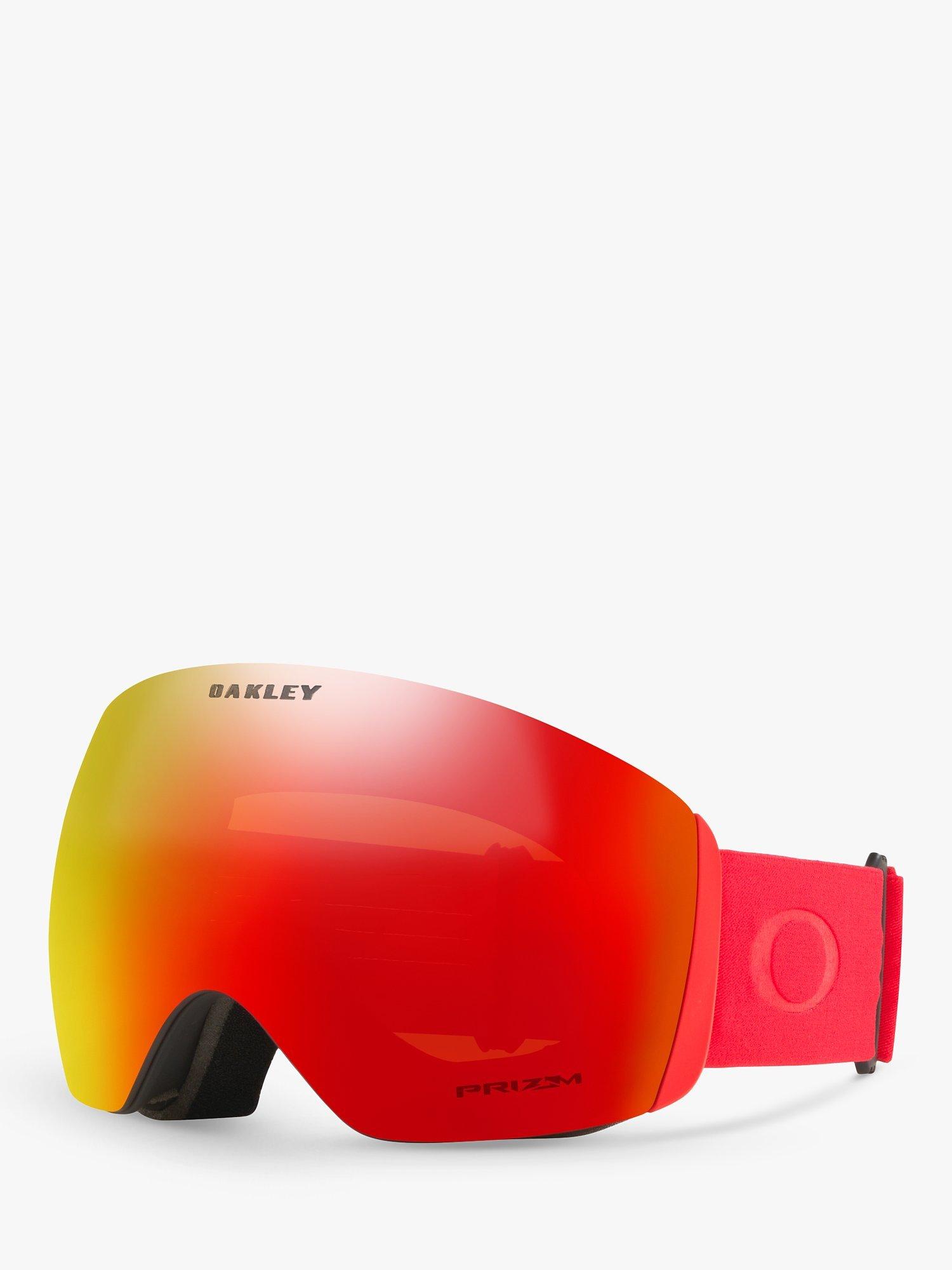 Oakley OO7050 Unisex Flight Deck L Prizm Ski Goggles, Red