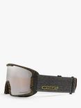 Oakley OO7070 Unisex Line Miner L Stale Sandbech Signature Ski Goggles, Black/Snow Black