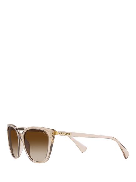 Ralph RA5274 Women's Butterfly Shape Sunglasses - view 2, Clear Beige/Brown Gradient