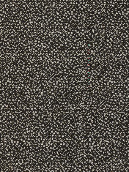 Clarke & Clarke Ricamo Furnishing Fabric, Nero
