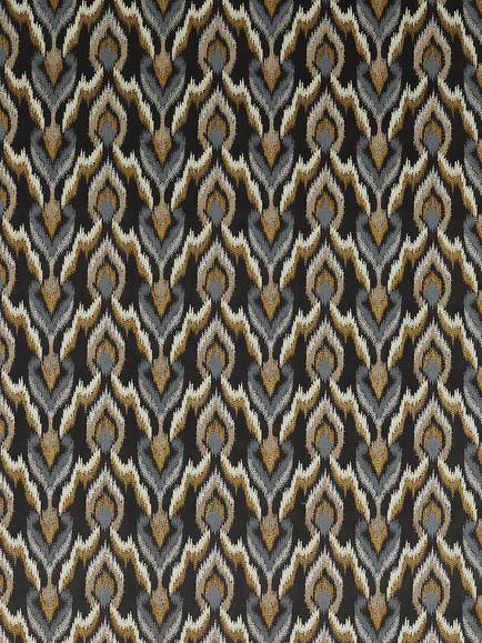 Clarke & Clarke Velluto Velvet Furnishing Fabric, Nero