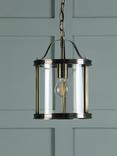 Laura Ashley Harrington Pendant Ceiling Light, Antique Brass