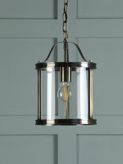 Laura Ashley Harrington Pendant Ceiling Light, Antique Brass - view 2, Antique Brass