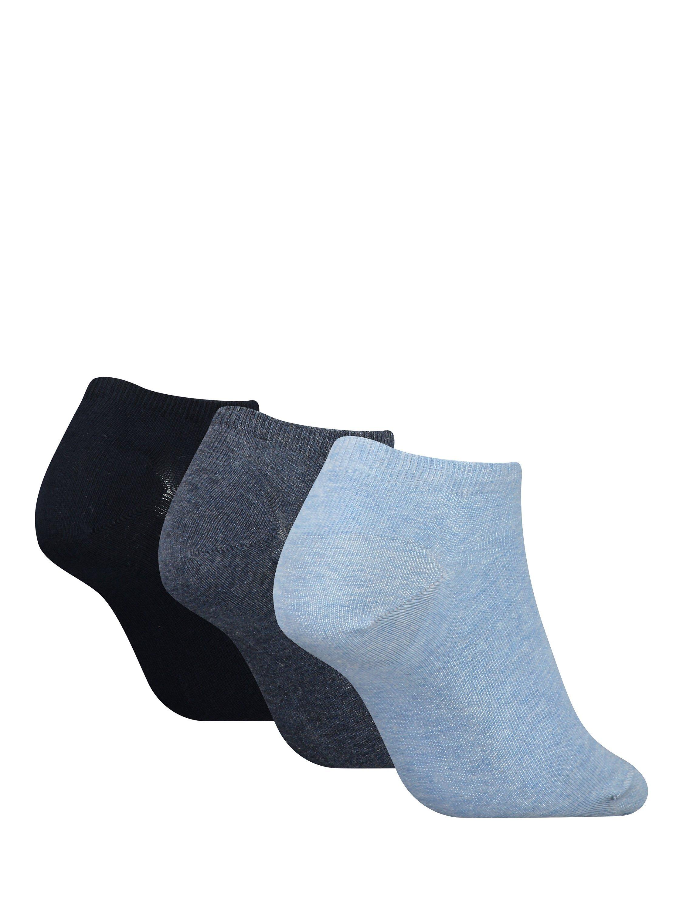 Product image 2 of 2, which shows Calvin Klein Chloe Liner Socks, Pack of 3, Blue Melange - 006