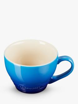 Le Creuset Stoneware Grand Mug, 400ml - view 2, Azure
