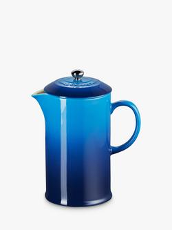 Le Creuset Stoneware Coffee Press, 1L, Azure