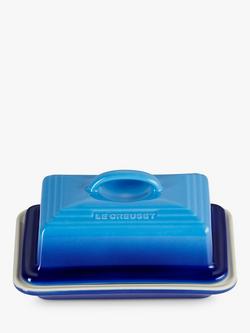 Le Creuset Stoneware Butter Dish - view 2, Azure