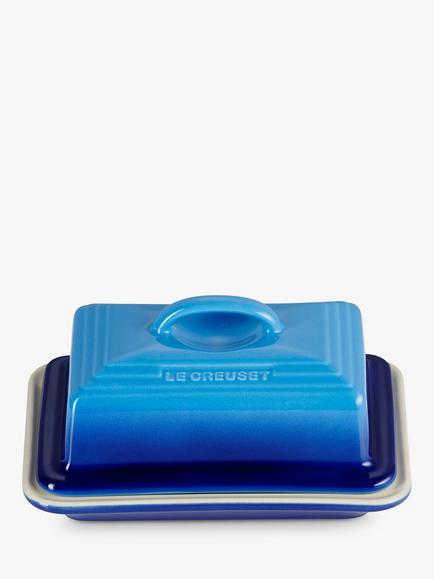 Le Creuset Stoneware Butter Dish - view 2, Azure