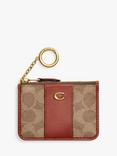 Coach Mini ID Skinny Purse, Tan Rust