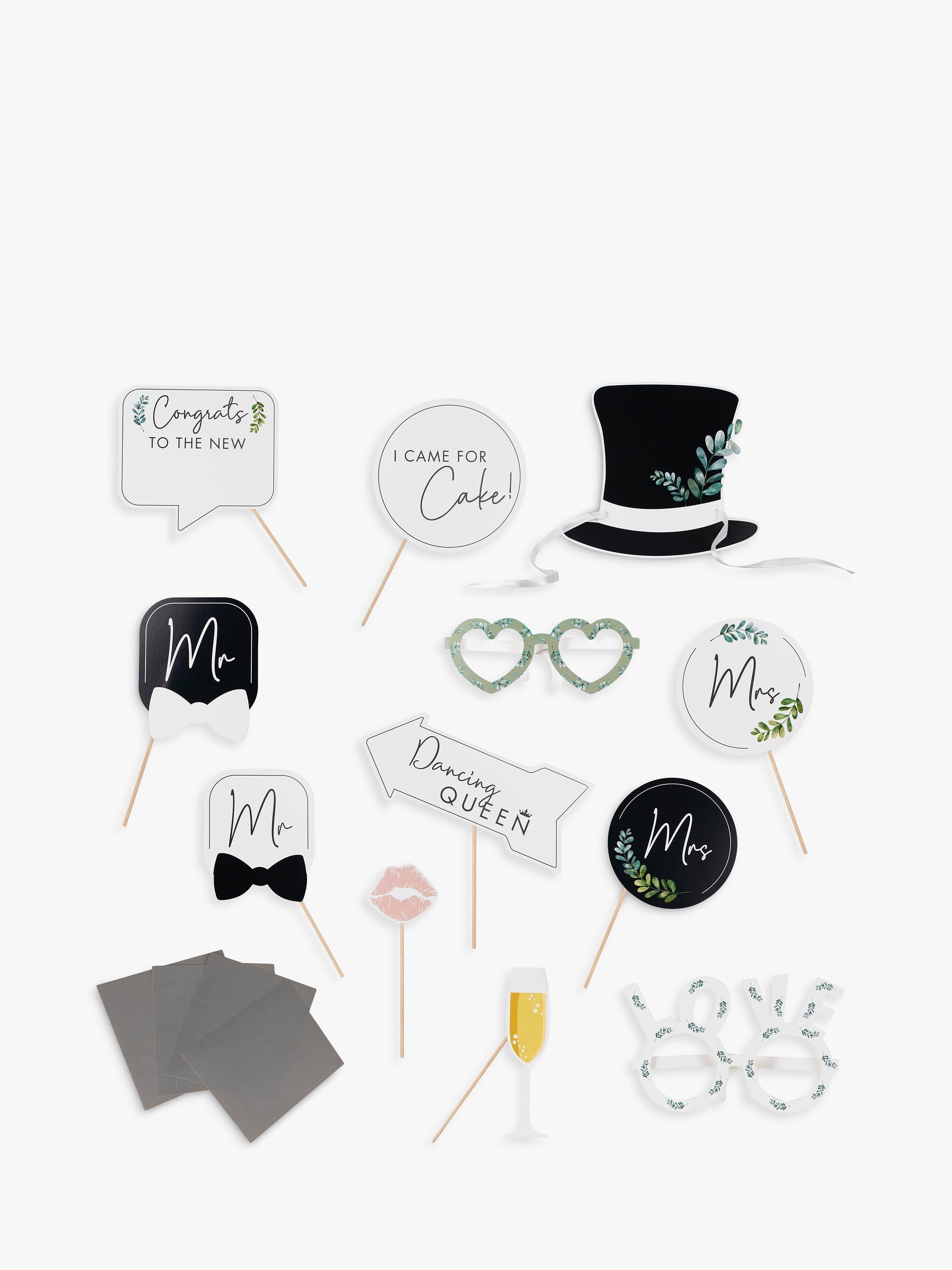 Ginger Ray Secret Garden Photo Booth Props