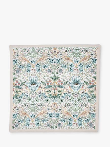 Morris & Co. Strawberry Thief  Cotton Napkins, Set of 2, Multi, Multi