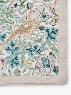 Morris & Co. Strawberry Thief  Cotton Napkins, Set of 2, Multi - view 2, Multi