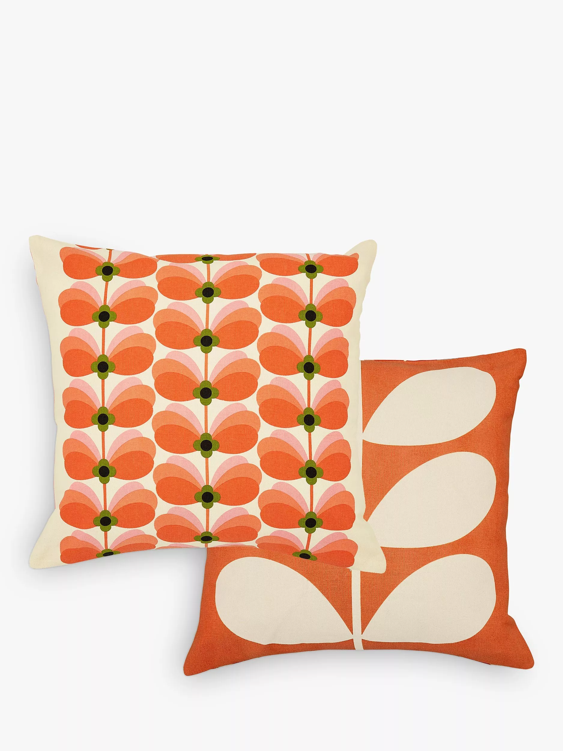 Orange Orla Kiely Garden Cushions John Lewis Partners