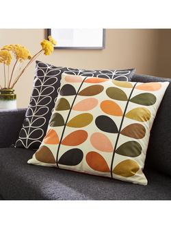 Orla Kiely Multi Stem Cushion, Auburn - view 2, Auburn