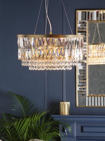 Laura Ashley Rhosill Grand Ceiling Light, Antique Brass, Antique Brass
