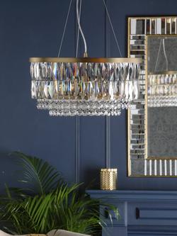 Laura Ashley Rhosill Grand Ceiling Light, Antique Brass - view 2, Antique Brass