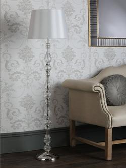 Laura Ashley Bradshaw Floor Lamp, Polished Nickel - view 2, Polished Nickel