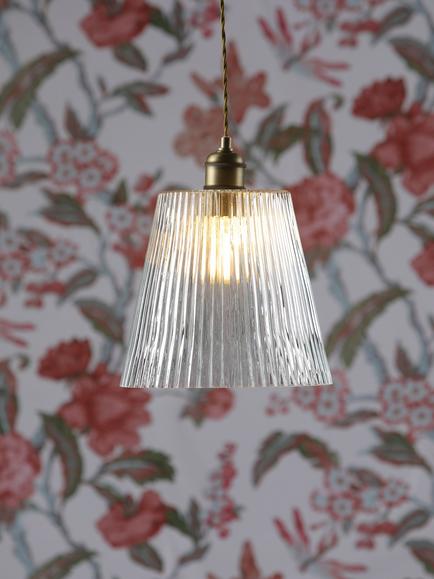 Laura Ashley Callaghan Large Pendant Ceiling Light, Antique Brass, Antique Brass