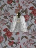 Laura Ashley Callaghan Large Pendant Ceiling Light, Antique Brass