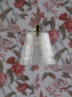 Laura Ashley Callaghan Large Pendant Ceiling Light, Antique Brass - view 2, Antique Brass
