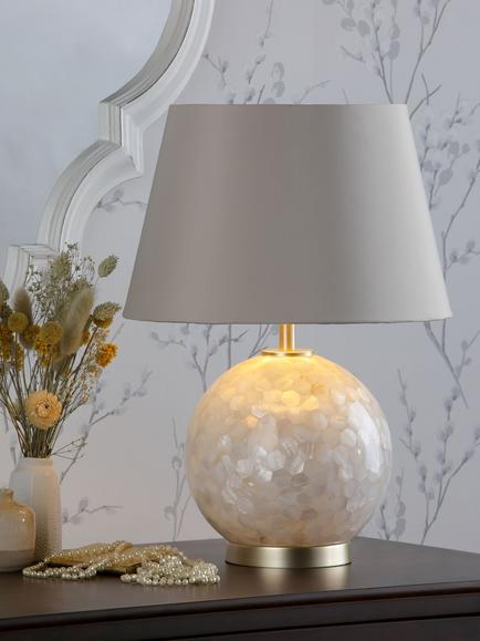 Laura Ashley Mathern Table Lamp, Mother of Peal, Mother Of Peal