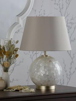 Laura Ashley Mathern Table Lamp, Mother of Peal - view 2, Mother Of Peal