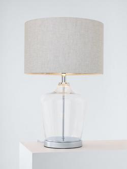 Laura Ashley Ockley Touch Table Lamp, Polished Chrome, Polished Chrome