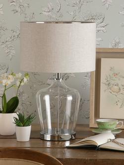 Laura Ashley Ockley Touch Table Lamp, Polished Chrome - view 2, Polished Chrome